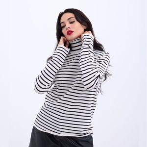 pull d'hiver élégant aux lignes modernes – d'origine turque